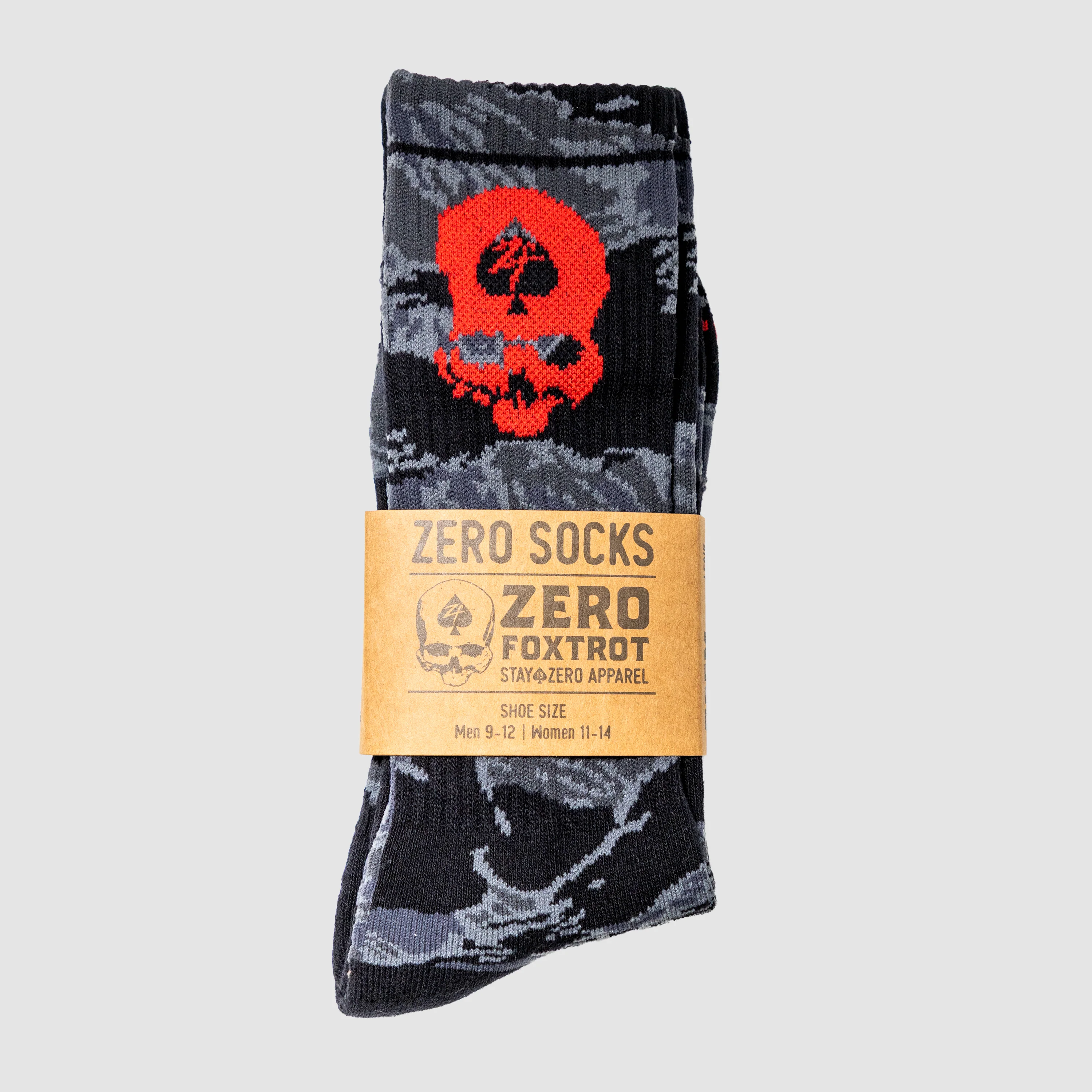 Zero Socks - Black Tiger Stripe - Image 4